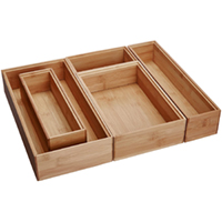 Bamboo Drawer Organizers