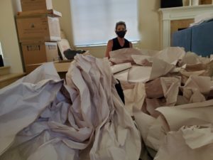 Organizing and packing for a downsizing boomer