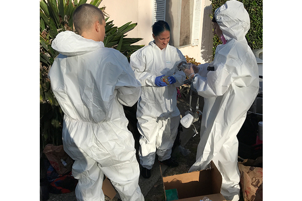 Clearing a hoarding situation in West LA 